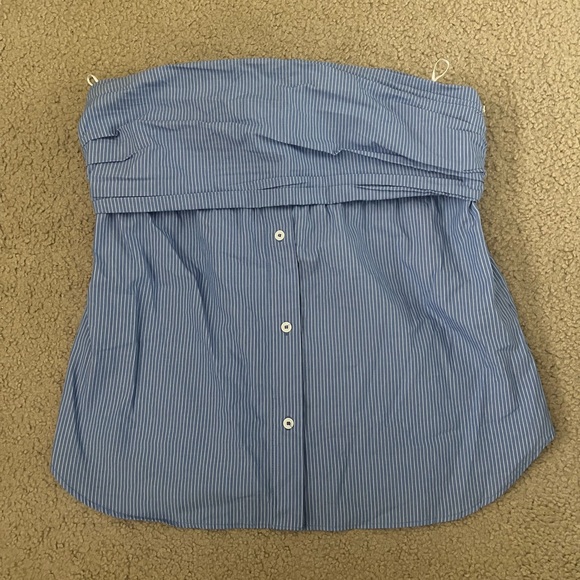 Zara strapless button up top - Picture 3 of 4